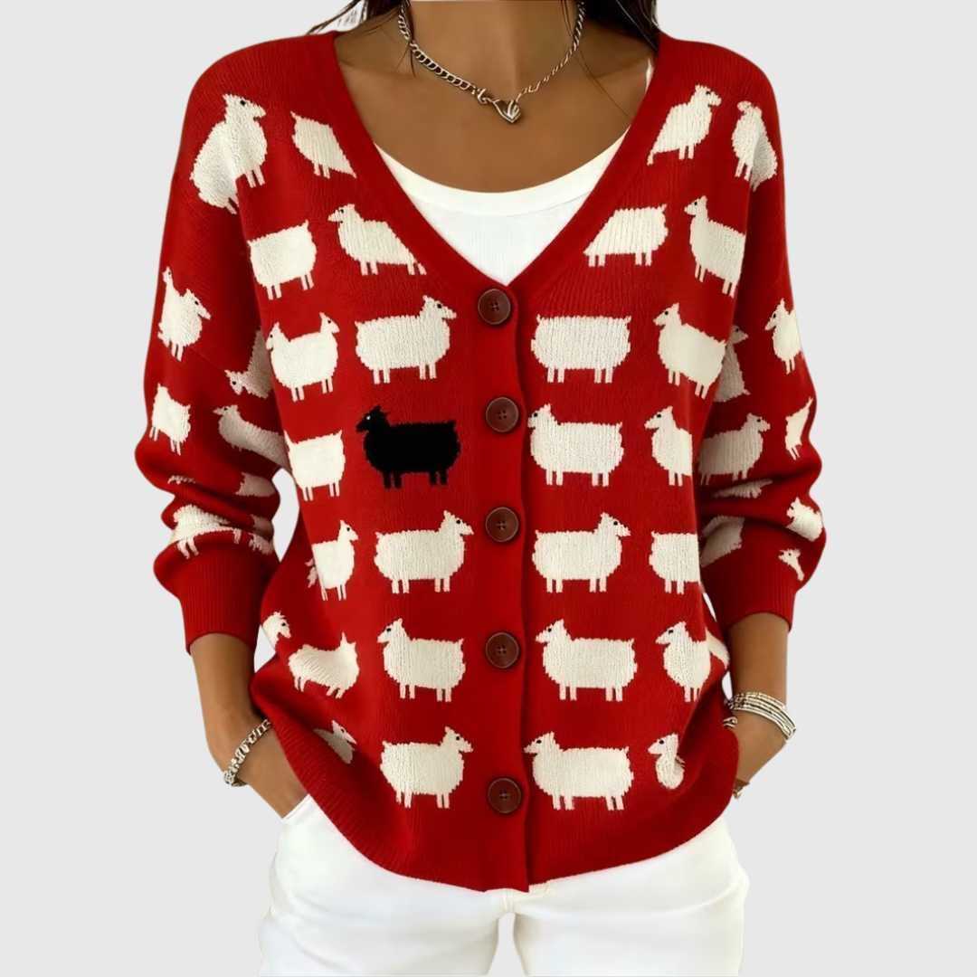 Renata | Chaqueta de punto con elegantes botones
