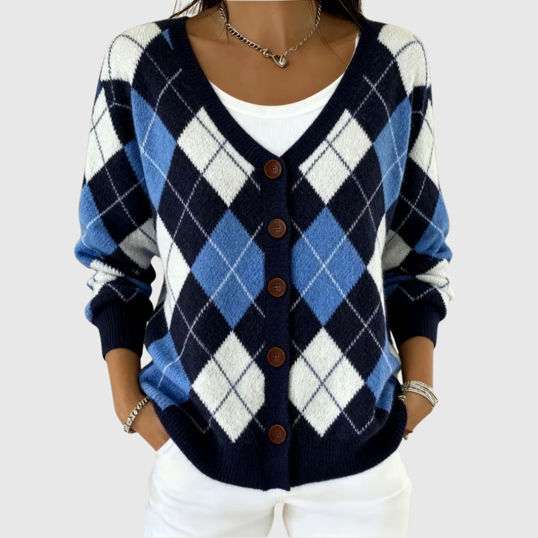 Solidea | Chaqueta de punto con botones, elegante y versátil