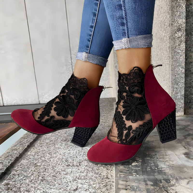 Rosa | Tacones ortopédicos elegantes y transpirables
