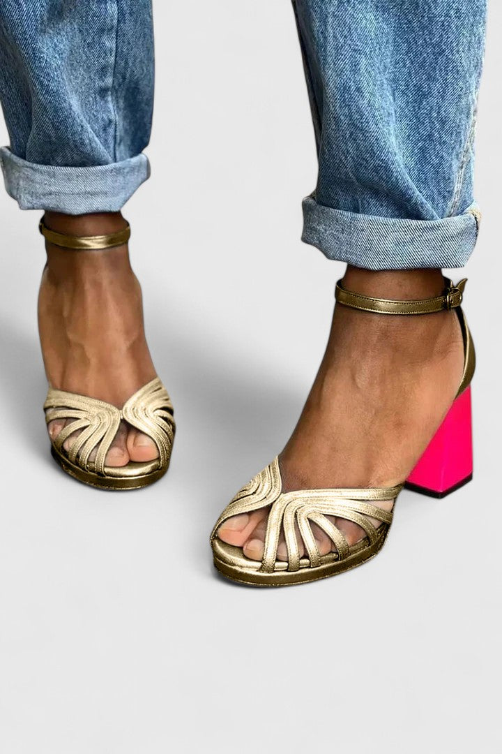Marcella | Elegantes Sandalias de Tacón Glamour