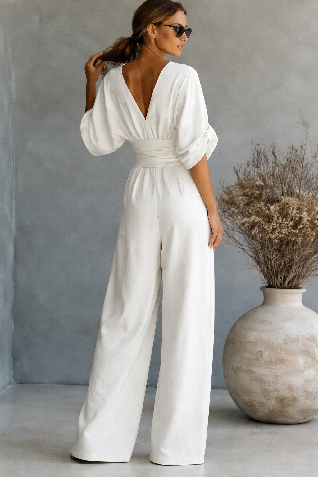 Alissa | Mono elegante de pierna ancha