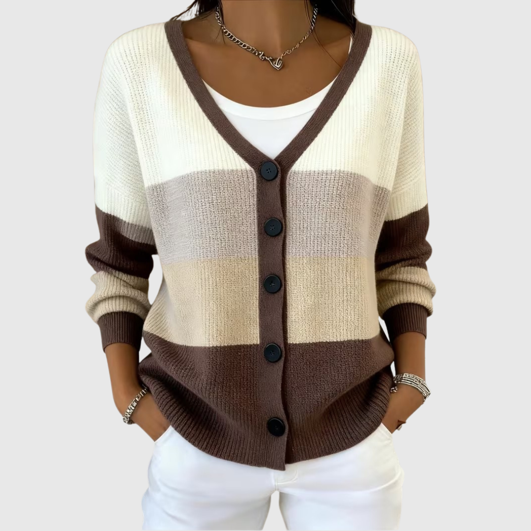 Felicia | Chaqueta de punto elegante y versátil con botones