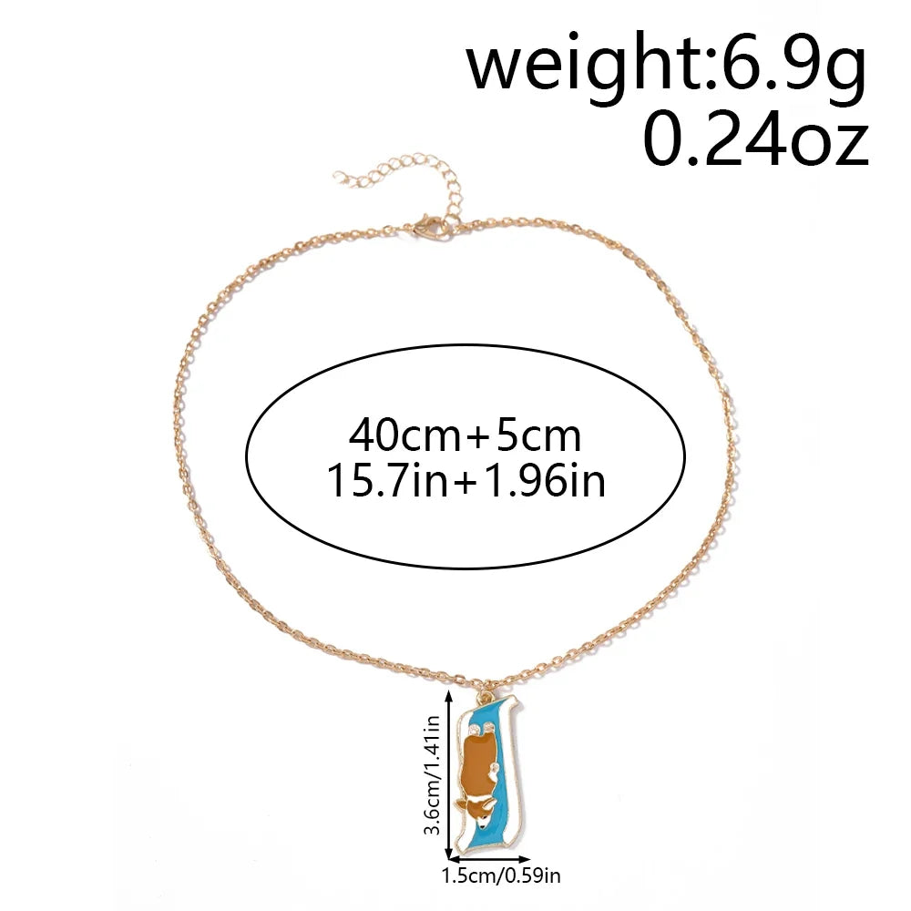 Collar con colgante en forma de perro