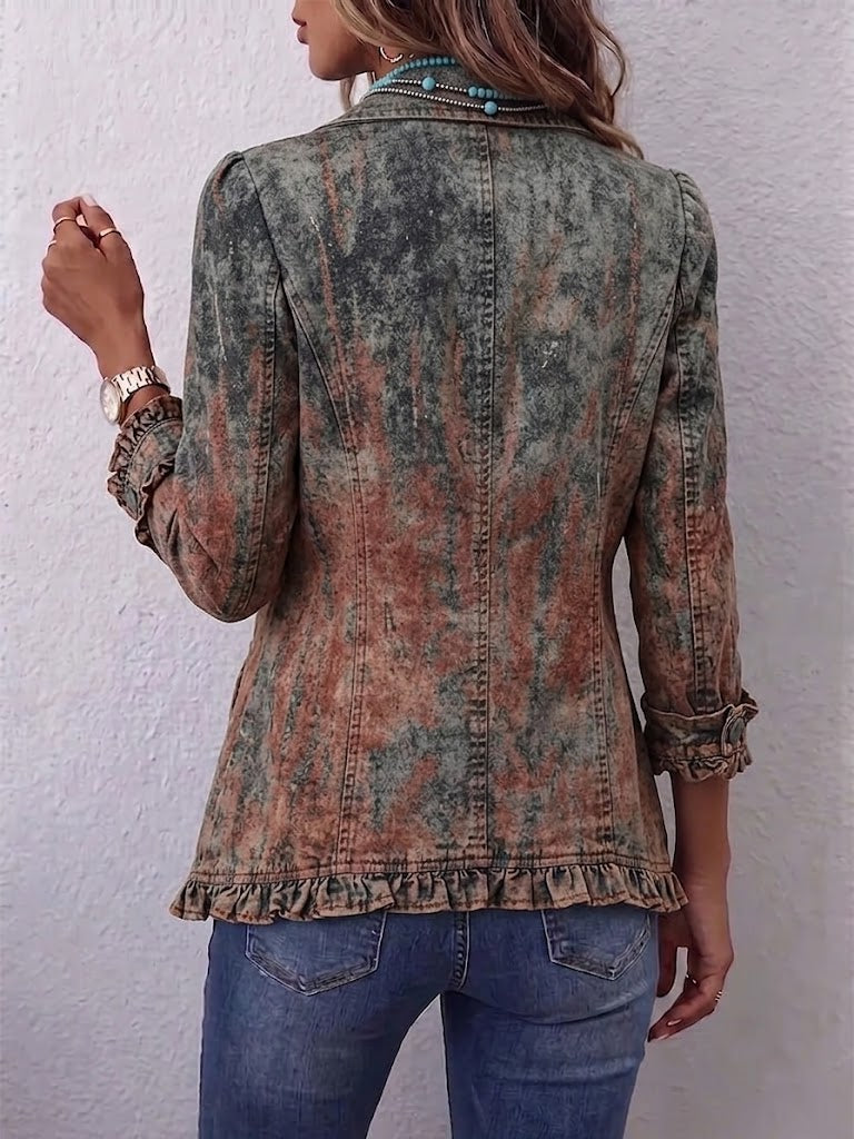 Benita | Chaqueta Texturizada con Efecto Degradado