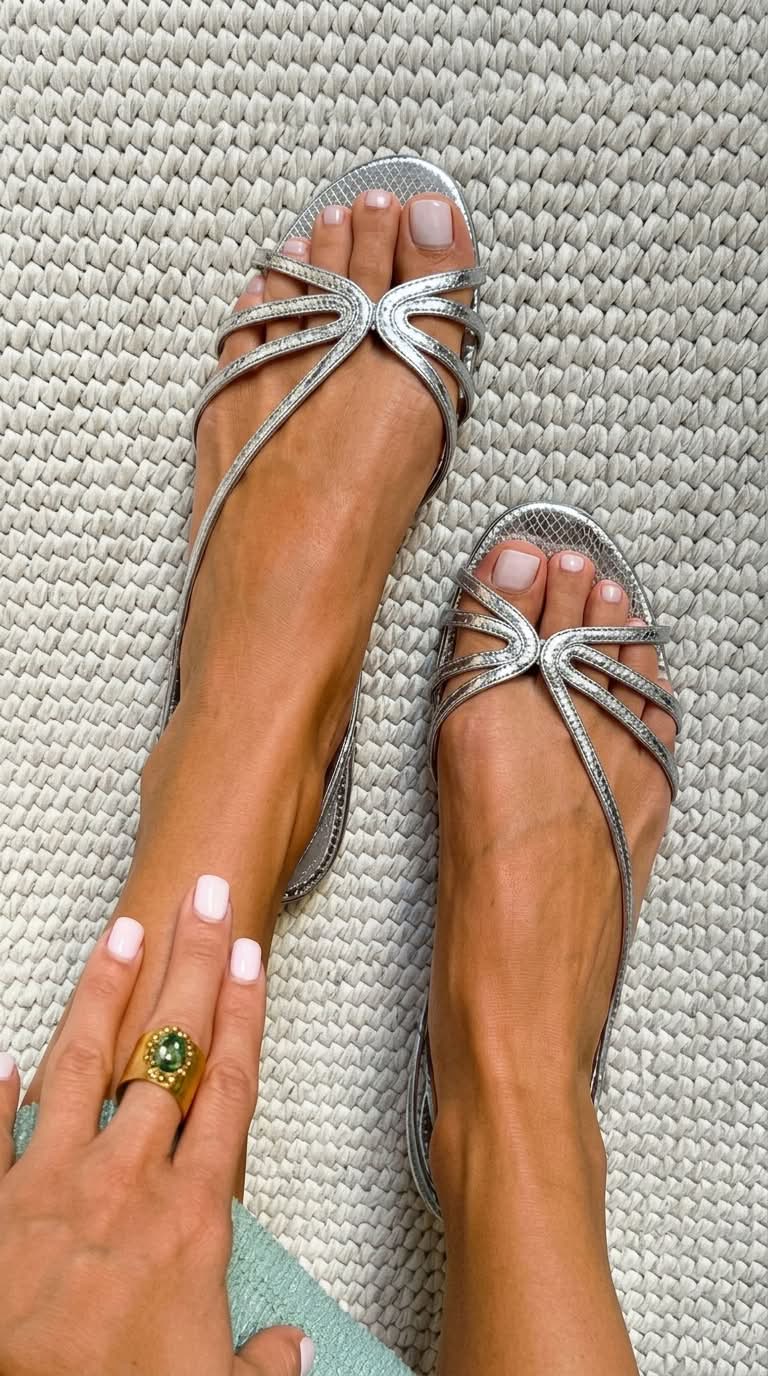 Serafina | Sandalias Doradas – La Esencia del Verano