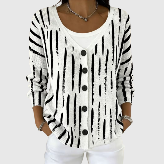 Leonora | Chaqueta de punto elegante con botones
