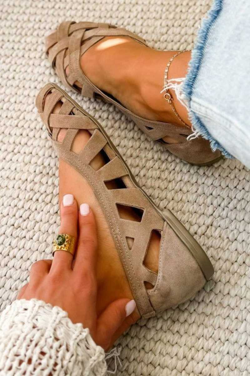 Azzurra | Sandalias trenzadas vibrantes de diseño elegante
