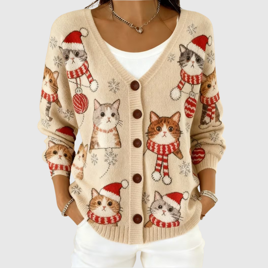 Caterina | Chaqueta de punto elegante con botones frontales