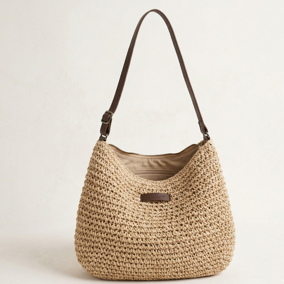 Simona | Bolso elegante de piel trenzada