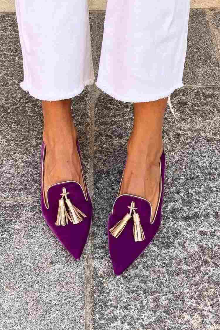 Mocasines Amelie Elegantes con Borlas Decorativas
