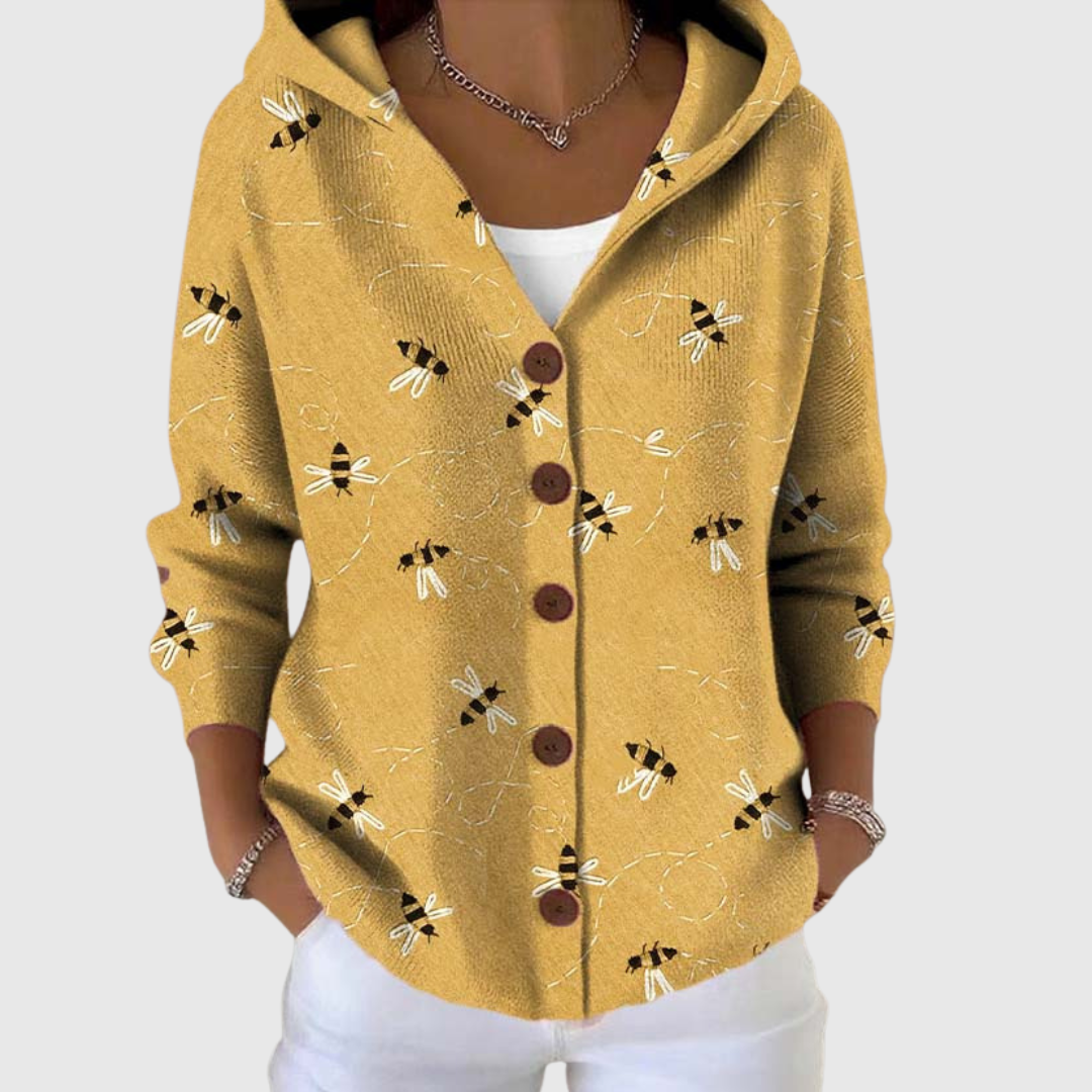 Isabella | Chaqueta de punto con capucha elegante y versátil