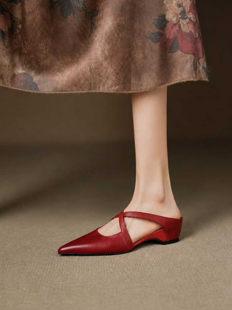 Aluna | Mules Elegantes de Piel Genuina de Calidad