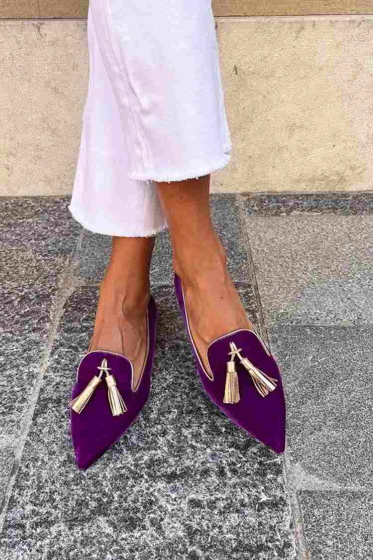 Mocasines Amelie Elegantes con Borlas Decorativas