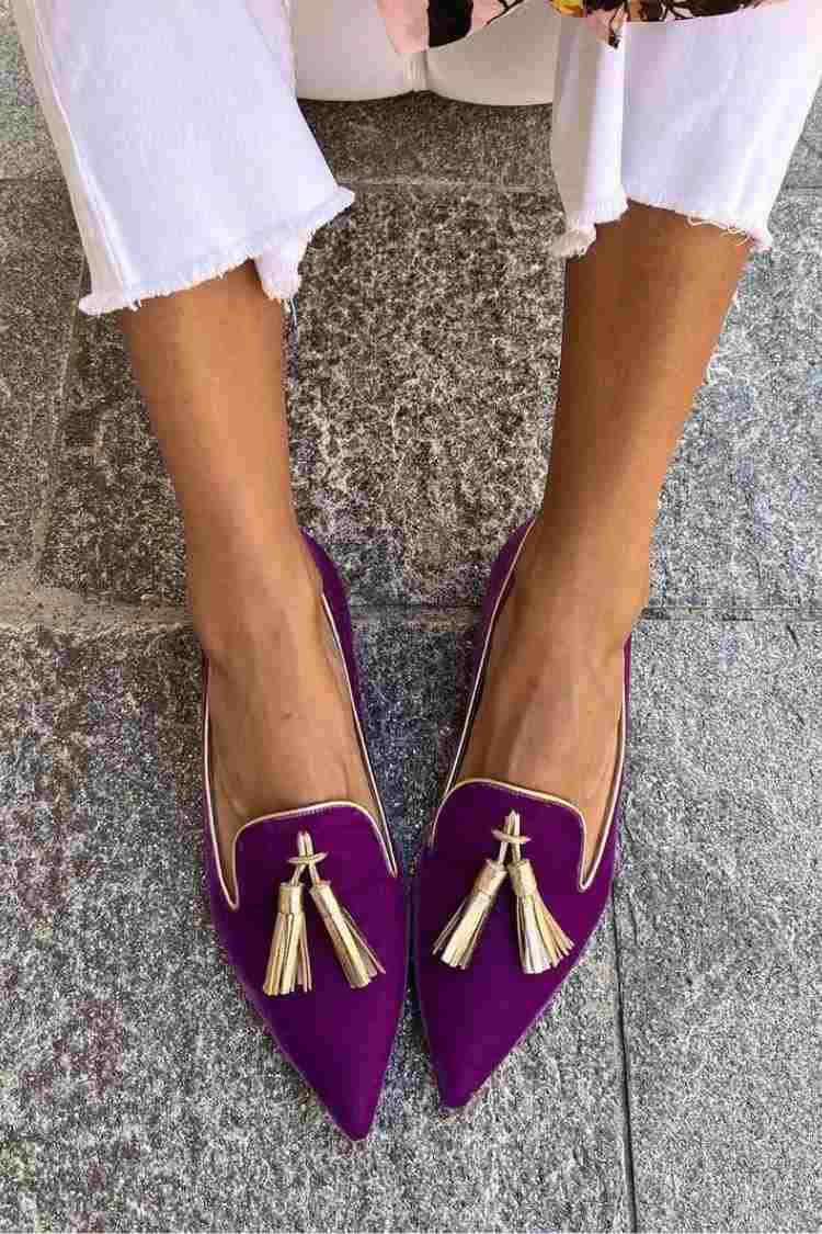 Mocasines Amelie Elegantes con Borlas Decorativas