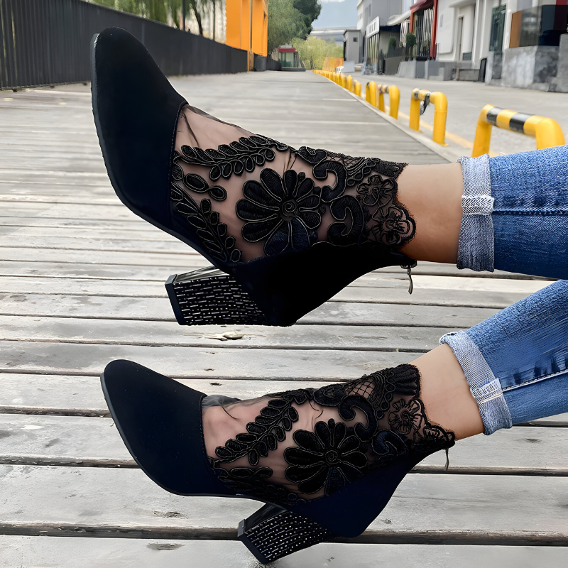 Rosa | Tacones ortopédicos elegantes y transpirables