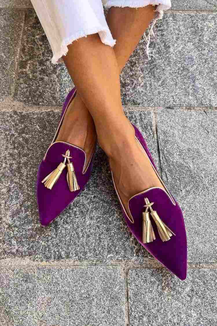 Mocasines Amelie Elegantes con Borlas Decorativas
