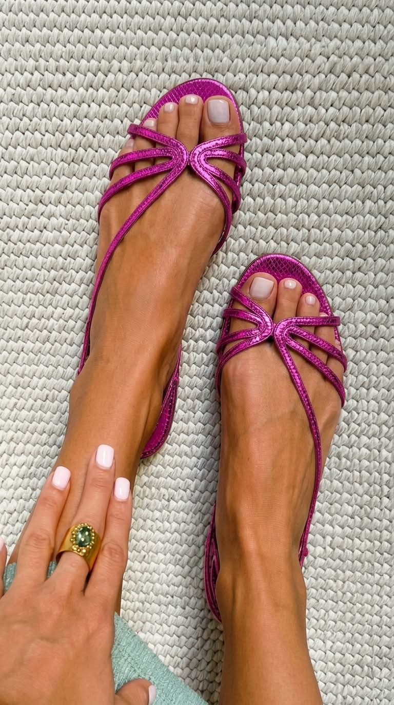 Serafina | Sandalias Doradas – La Esencia del Verano