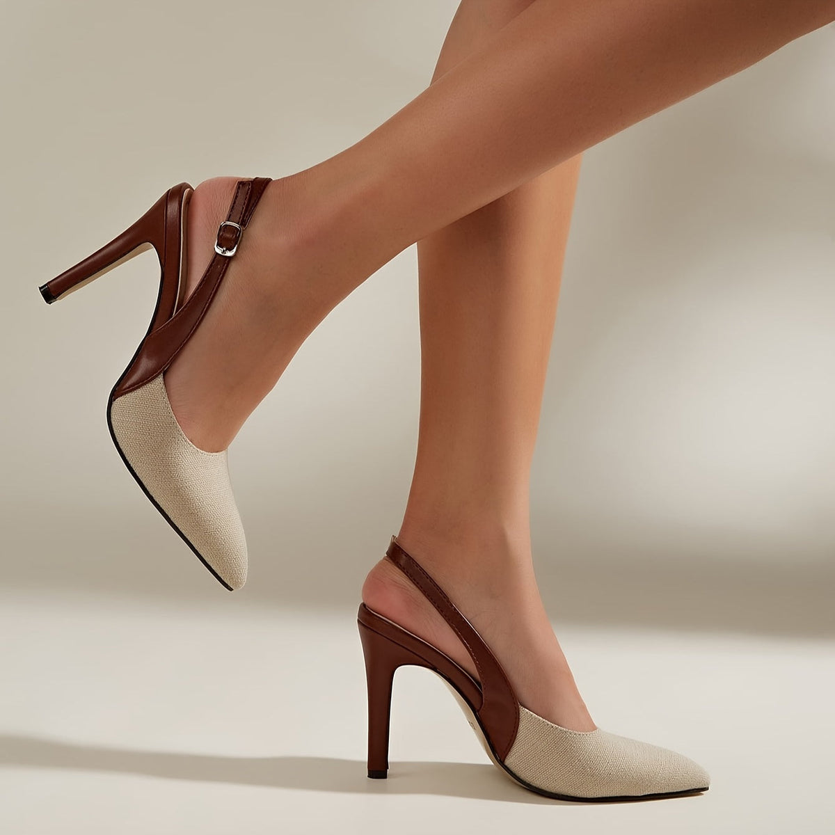 Celestina | Zapatos de salón slingback elegantes con tacón fino