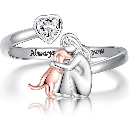 Abbraccio | Elegante anillo bicolor