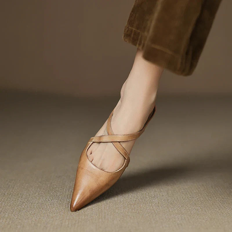 Aluna | Mules Elegantes de Piel Genuina de Calidad