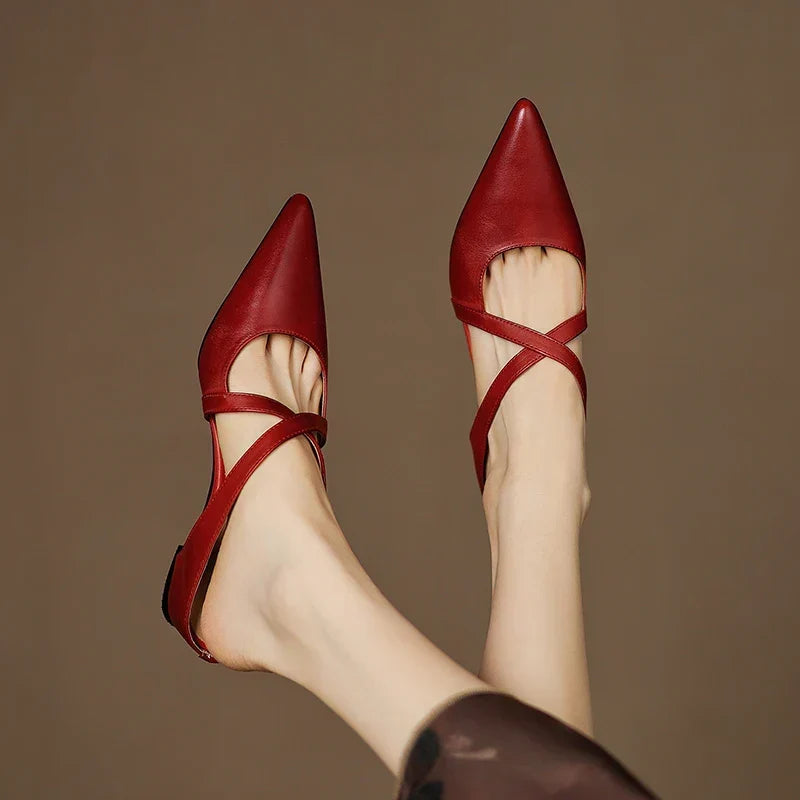 Aluna | Mules Elegantes de Piel Genuina de Calidad