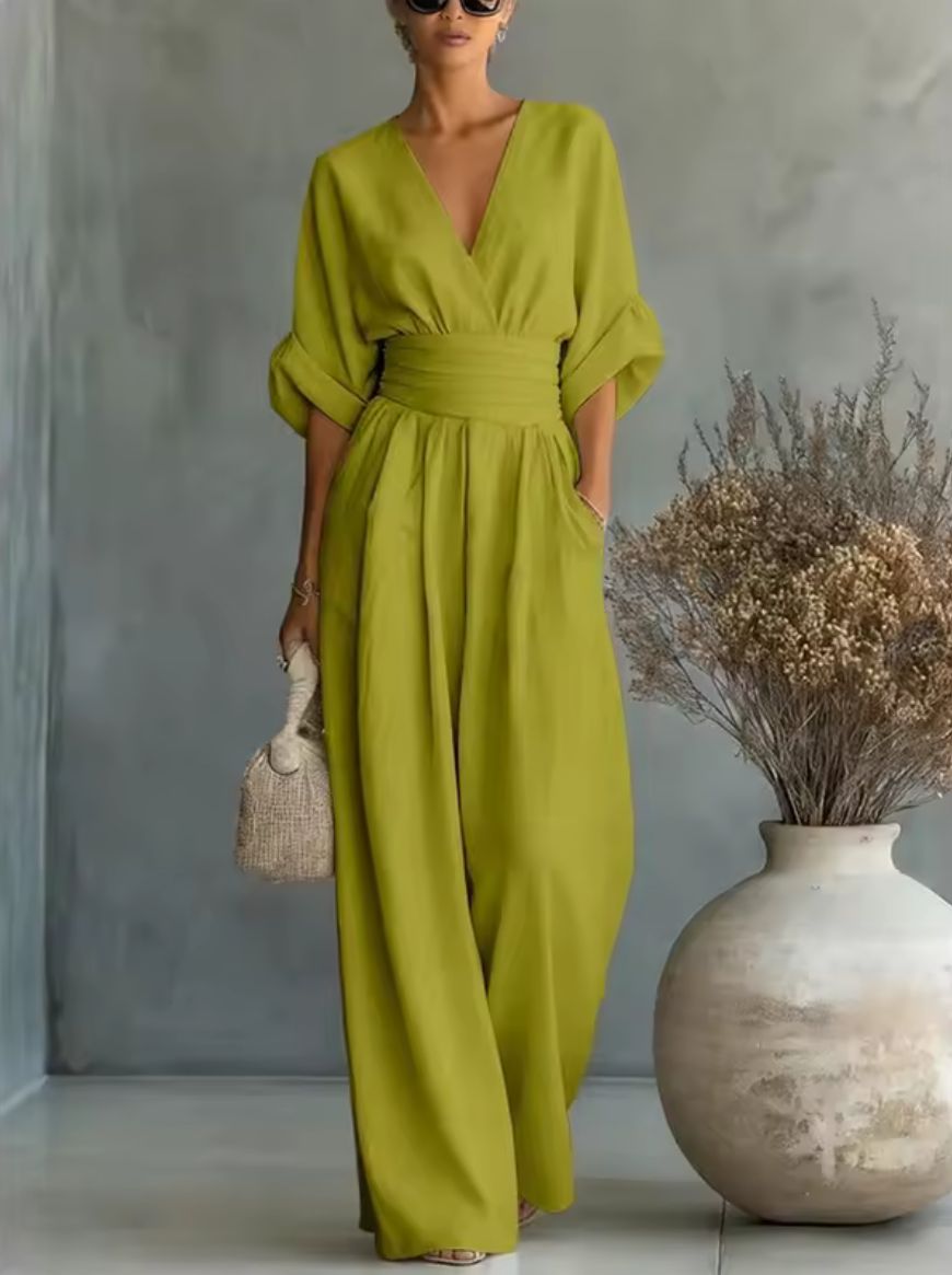 Alissa | Mono elegante de pierna ancha