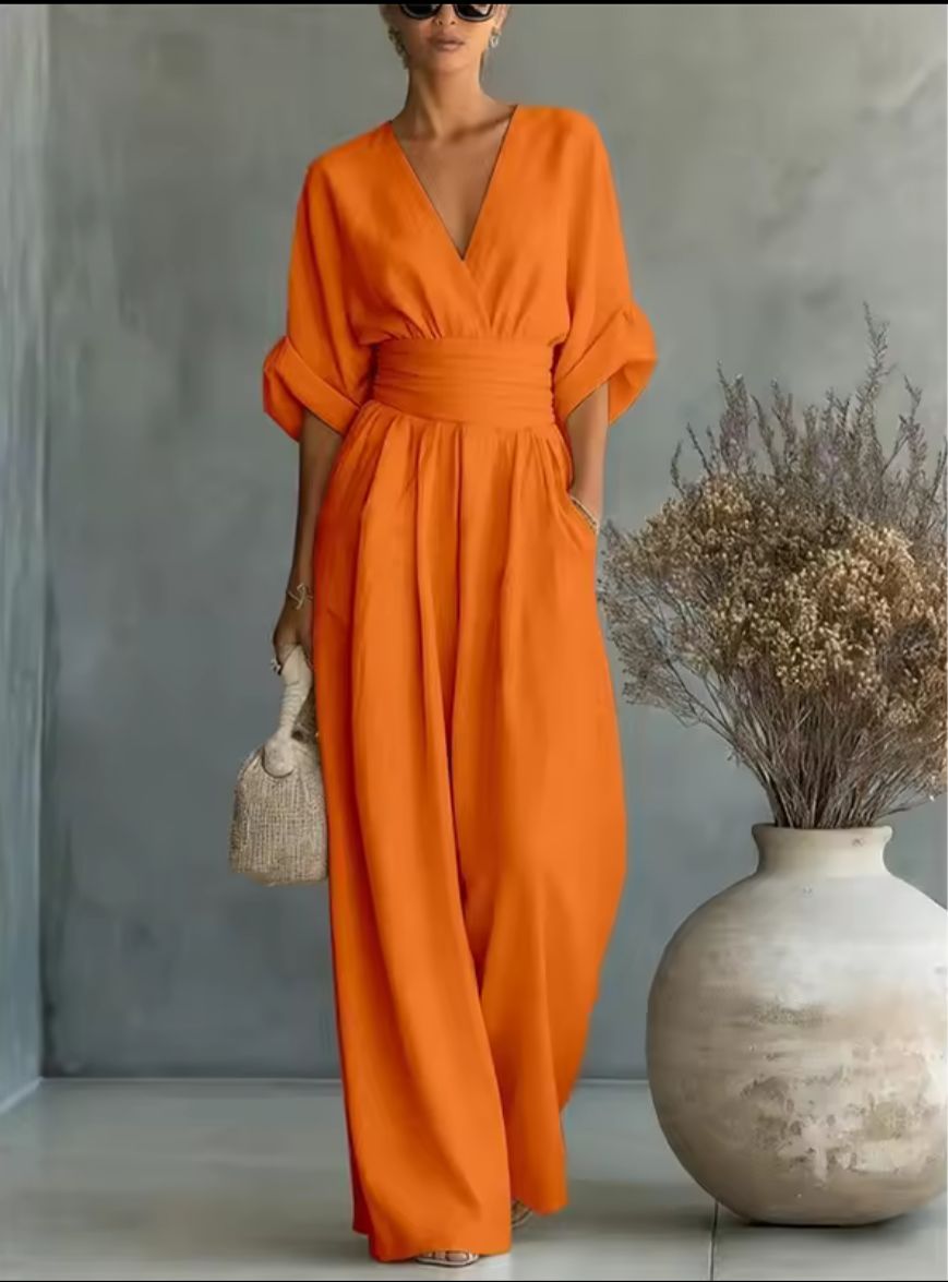 Alissa | Mono elegante de pierna ancha