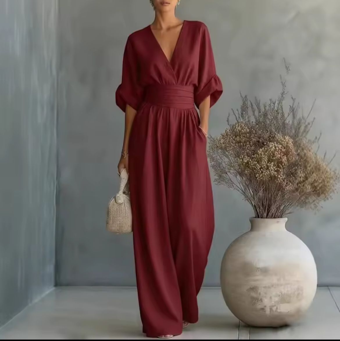Alissa | Mono elegante de pierna ancha