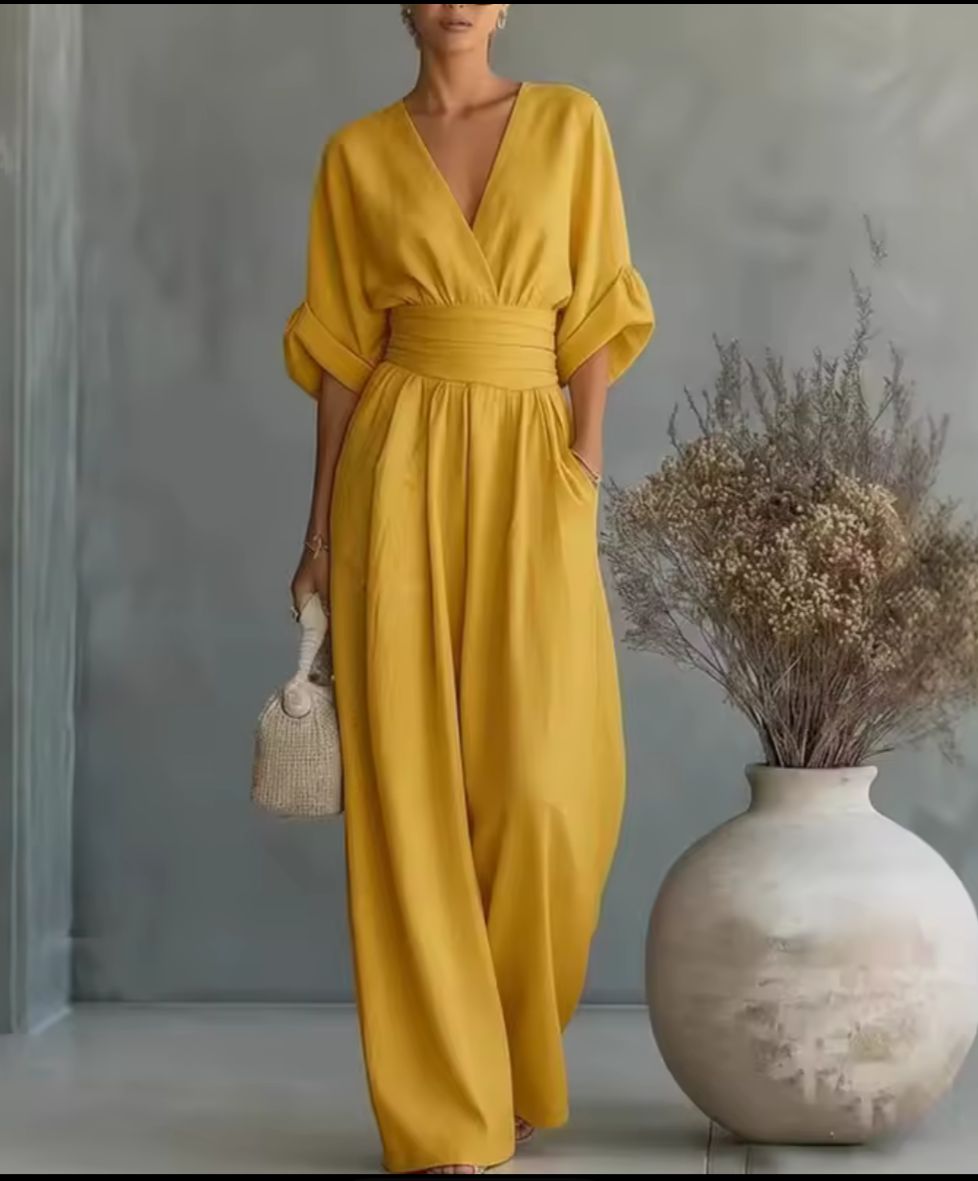 Alissa | Mono elegante de pierna ancha