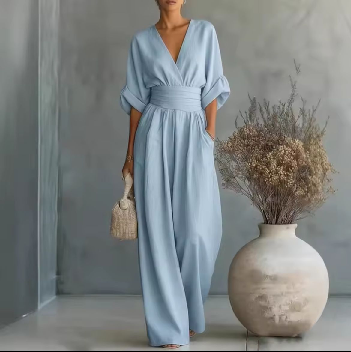 Alissa | Mono elegante de pierna ancha
