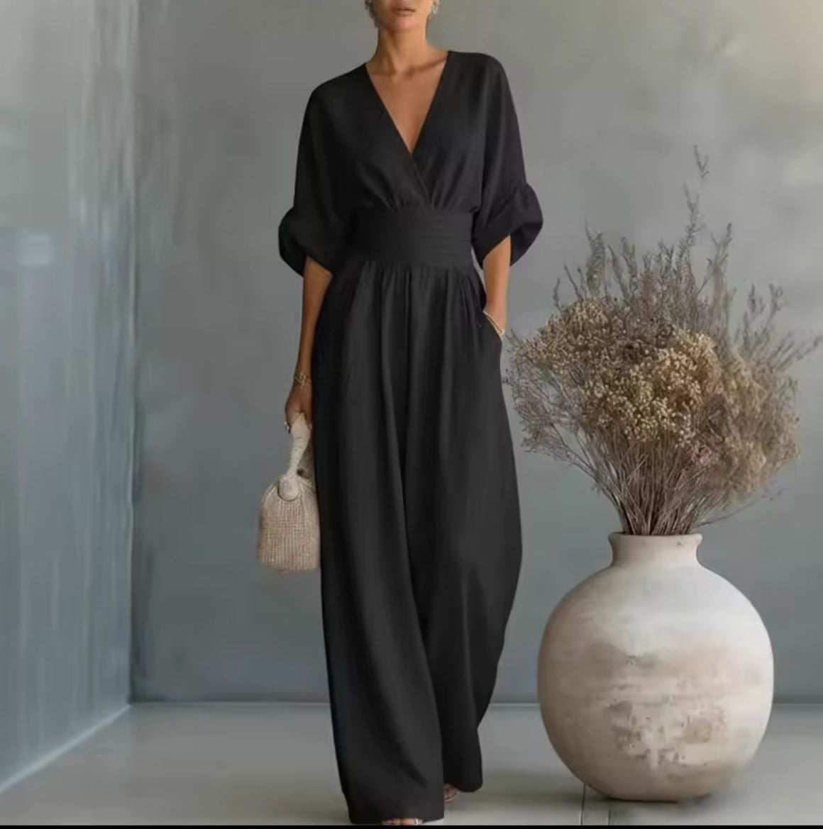 Alissa | Mono elegante de pierna ancha