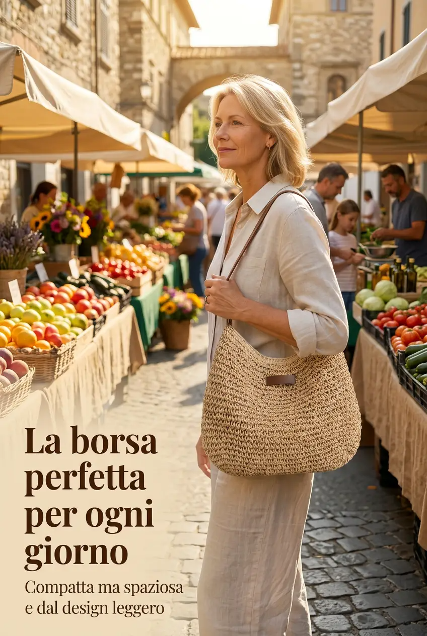 Simona | Bolso elegante de piel trenzada