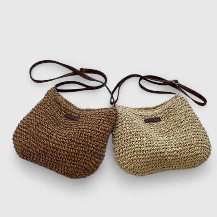 Simona | Bolso elegante de piel trenzada