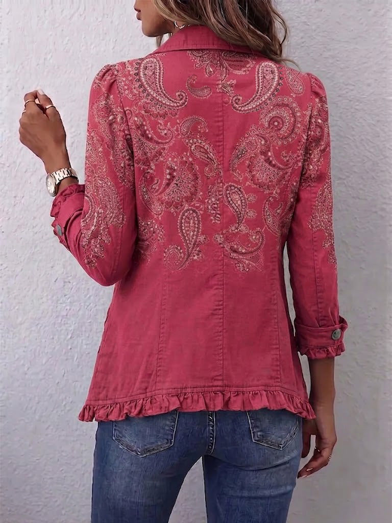 Adoración | Elegante chaqueta de cachemira rosa